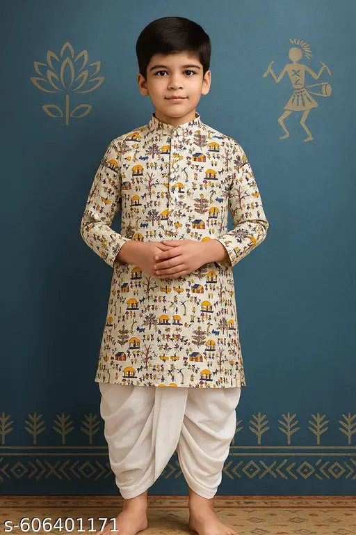 Boys Ethnic Dhoti Kurta Set